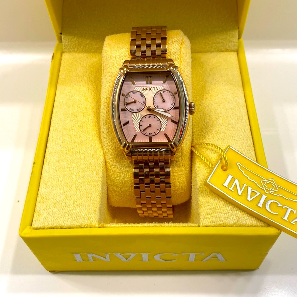 Stunning Rose Gold INVICTA Watch